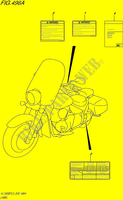 ETIKET (VL1500BTL5 E02) voor Suzuki INTRUDER 1500 2015
