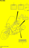 ETIKET (VL1500TL4 E03) voor Suzuki BOULEVARD 1500 2014