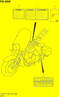 ETIKET (VL1500TL4 E28) voor Suzuki BOULEVARD 1500 2014