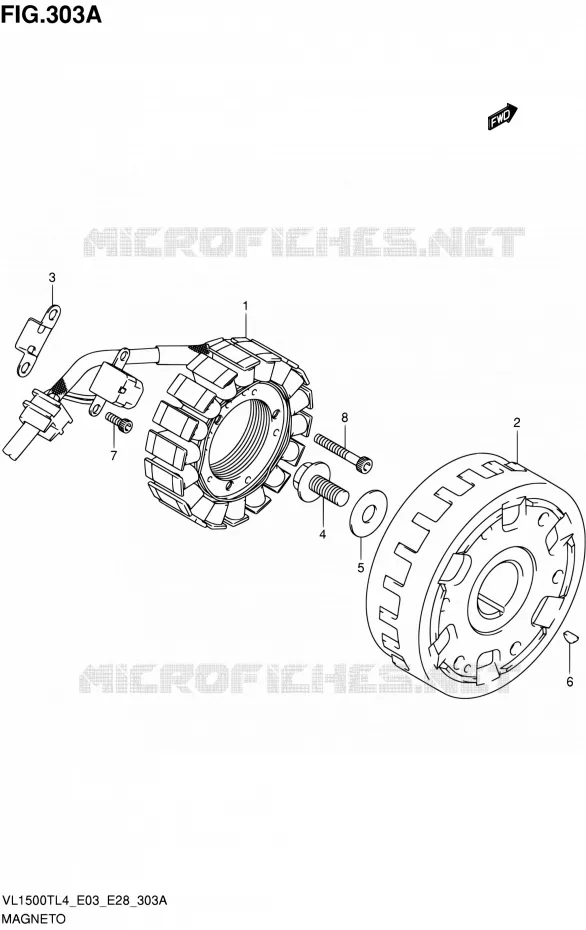 ONTSTEKING Suzuki MOTO 1500 BOULEVARD 2014  VL1500T L4 (E03,E28,E33)