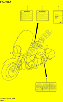 ETIKET voor Suzuki BOULEVARD 1500 2014