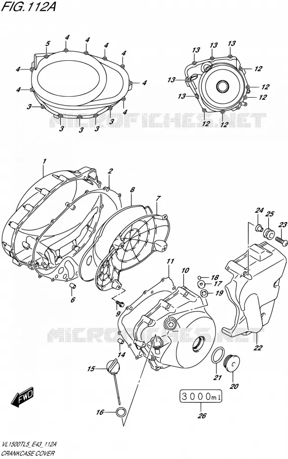 CASING Suzuki MOTO 1500 BOULEVARD 2015  VL1500T L5 (E43)