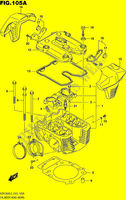 CILINDERKOP (REAR) (VZR1800L5 E43) voor Suzuki INTRUDER 1800 2015