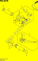 HANDGRIPS   LEVERS (VZR1800BZL5 E24) voor Suzuki INTRUDER 1800 2015