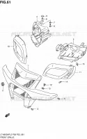 VOORBUMPER   KOPLAMPHUIS (LT A500XPZL2 P33) voor Suzuki KINGQUAD 500 2012