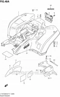 ACHTERSPATBORD (LT A750XK9 P17) voor Suzuki KINGQUAD 750 2010