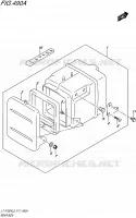 ACHTERDOOS voor Suzuki KINGQUAD 750 2015