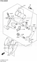 FRONT CALIPER voor Suzuki KINGQUAD 750 2015