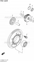 STARTMOTOR CLUTCH voor Suzuki KINGQUAD 750 2015