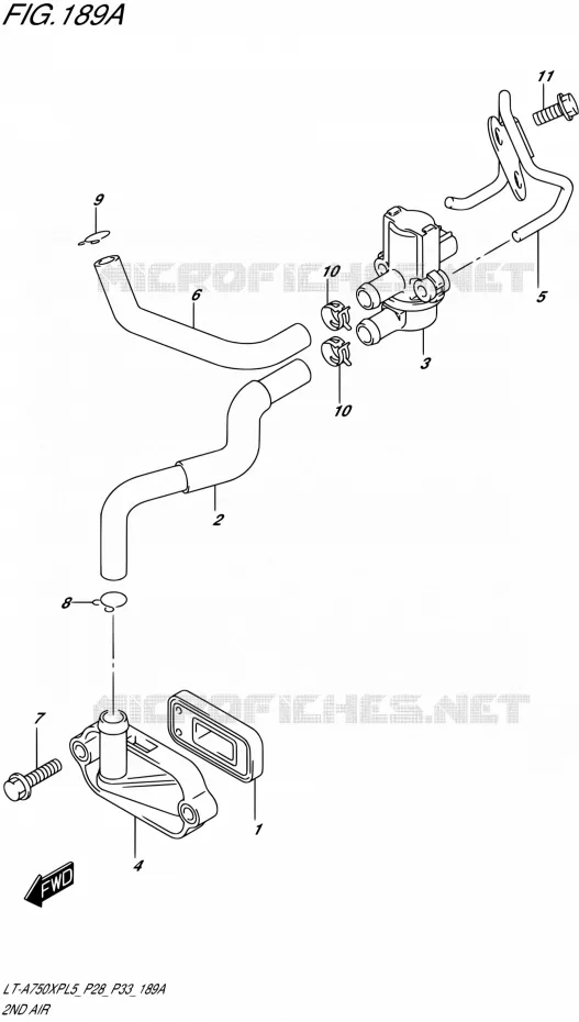 ANTI VERVUILINGS SYSTEM Suzuki QUAD 750 KINGQUAD 2015  LT-A750XP L5/LT-A750XPZ L5 (P03,P28,P33)