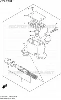 FRONT HOOFDREMCILINDER voor Suzuki KINGQUAD 750 2015