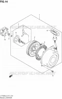TERUGLOOPSTARTER voor Suzuki OZARK 250 2013