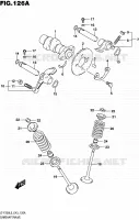 NOKKENAS   VALVES voor Suzuki OZARK 250 2016