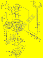 CARBURATOR (MODELE Y/K1/K2/K4) voor Suzuki KINGQUAD 300 2000
