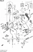 BEDRADING (LT F400FZL4 P17) voor Suzuki KINGQUAD 400 2014