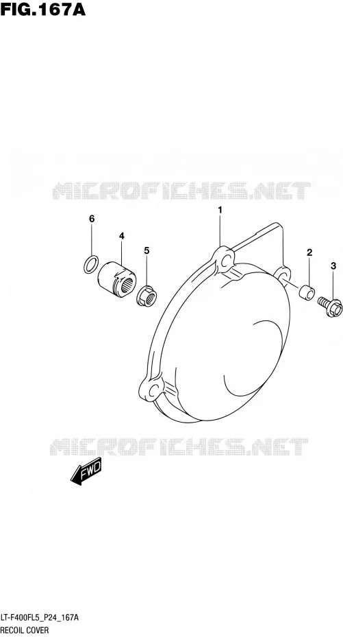 ALTERNATOR COVER Suzuki QUAD 400 KINGQUAD 2015  LT-F400F L5 (P24)