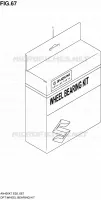 Wiellager KIT (MODEL K9/L0) voor Suzuki BURGMAN 400 2010