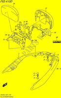 BACKREST (AN400ZAL5 E02) voor Suzuki BURGMAN 400 2015