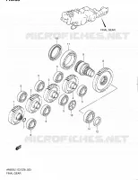 FINAL GEAR voor Suzuki BURGMAN 650 2011