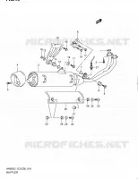 GELUIDDEMPER (AN650AL1 E28) voor Suzuki BURGMAN 650 2011