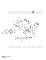 GELUIDDEMPER (AN650L1 E03) voor Suzuki BURGMAN 650 2011