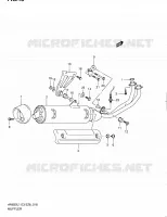 GELUIDDEMPER (AN650L1 E33) voor Suzuki BURGMAN 650 2011
