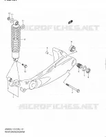 SWINGARM voor Suzuki BURGMAN 650 2011
