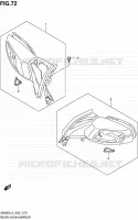 ACHTERSPIEGEL voor Suzuki BURGMAN 650 2014