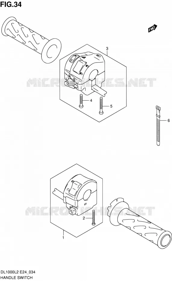 SCHAKELAARS Suzuki MOTO 1000 V-STROM 2012  DL1000 L2 (E24)
