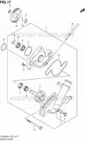 WATERPOMP voor Suzuki V-STROM 650 2014