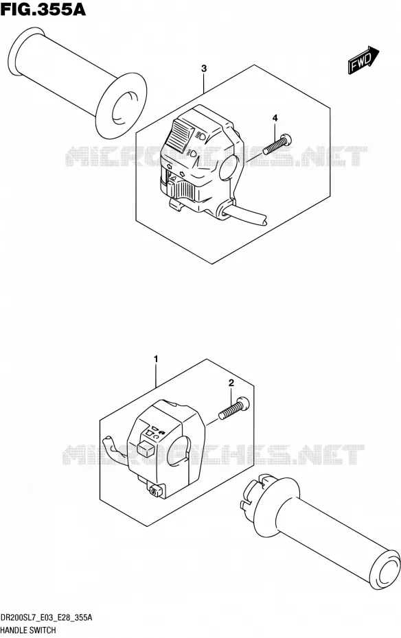 SCHAKELAARS Suzuki MOTO 200 DR 2017  DR200S L7 (E03,E28,E33)