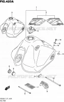 BENZINETANK voor Suzuki DR 200 2017