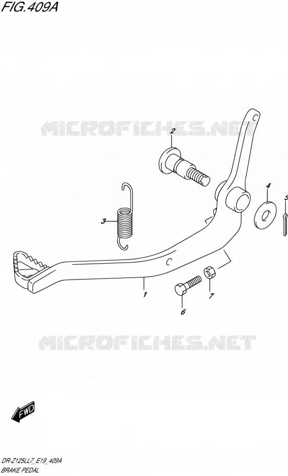 REMPEDAAL Suzuki MOTO 125 DR-Z 2017  DR-Z125L L7 (E19)