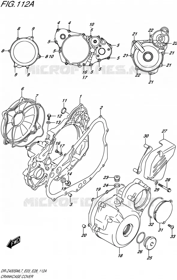 CASING Suzuki MOTO 400 DR-ZSM 2017  DR-Z400SM L7 (E03,E28,E33)
