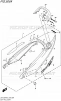 ACHTER KUIP voor Suzuki GSX-F 1250 1992