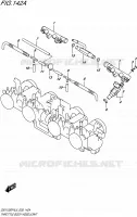 GASKLEPHUIS voor Suzuki GSX-F 1250 1992