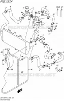 RADIATOR SLANG voor Suzuki GSX-F 1250 1992