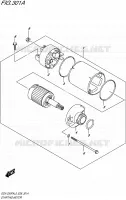 STARTMOTOR voor Suzuki GSX-F 1250 1992