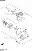 WATERPOMP voor Suzuki GSX-F 1250 1992