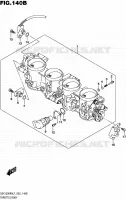 GASKLEPHUIS (GSX1300RAL7 E19) voor Suzuki HAYABUSA 1300 2017