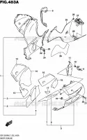 ONDERAANKLEDING voor Suzuki HAYABUSA 1300 2017