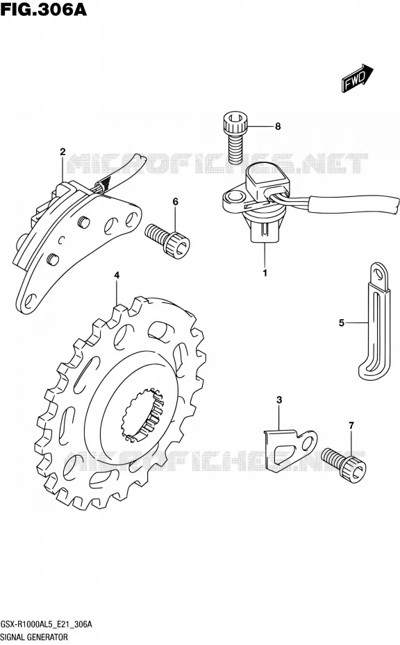 ALTERNATOR Suzuki MOTO 1000 GSX-R 2015  GSX-R1000AUF L5 (E21)