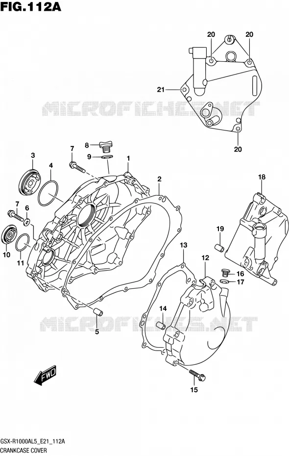CASING Suzuki MOTO 1000 GSX-R 2015  GSX-R1000AUF L5 (E21)