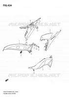 FRAME ZIJKLEP (MODEL L0) voor Suzuki GSX-R 1000 2010