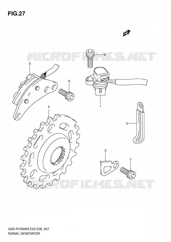 ALTERNATOR Suzuki MOTO 1000 GSX-R 2010  GSX-R1000 L0/GSX-R1000Z L0 (E03,E28,E33)