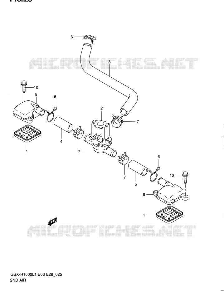 ANTI VERVUILINGS SYSTEM Suzuki MOTO 1000 GSX-R 2011  GSX-R1000 L1 (E03,E28,E33)