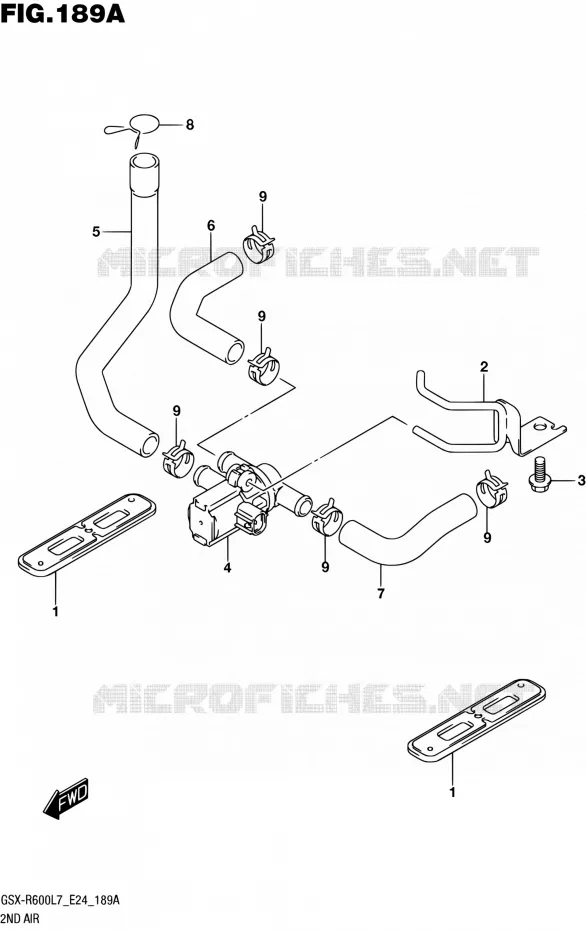 ANTI VERVUILINGS SYSTEM Suzuki MOTO 600 GSX-R 2017  GSX-R600 L7 (E24)
