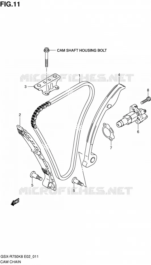 TIMING Suzuki MOTO 750 GSX-R 2010  GSX-R750 L0 (E02,E19)