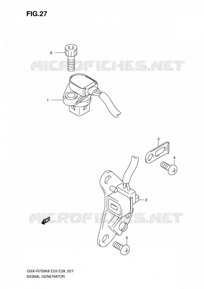 ALTERNATOR Suzuki MOTO 750 GSX-R 2010  GSX-R750 L0 (E03,E28,E33)