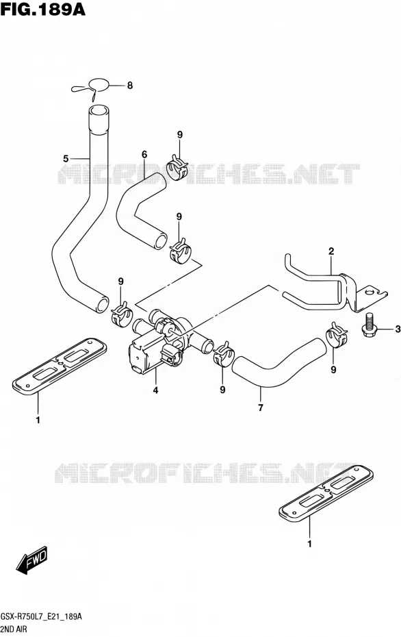 ANTI VERVUILINGS SYSTEM Suzuki MOTO 750 GSX-R 2017  GSX-R750 L7 (E21)